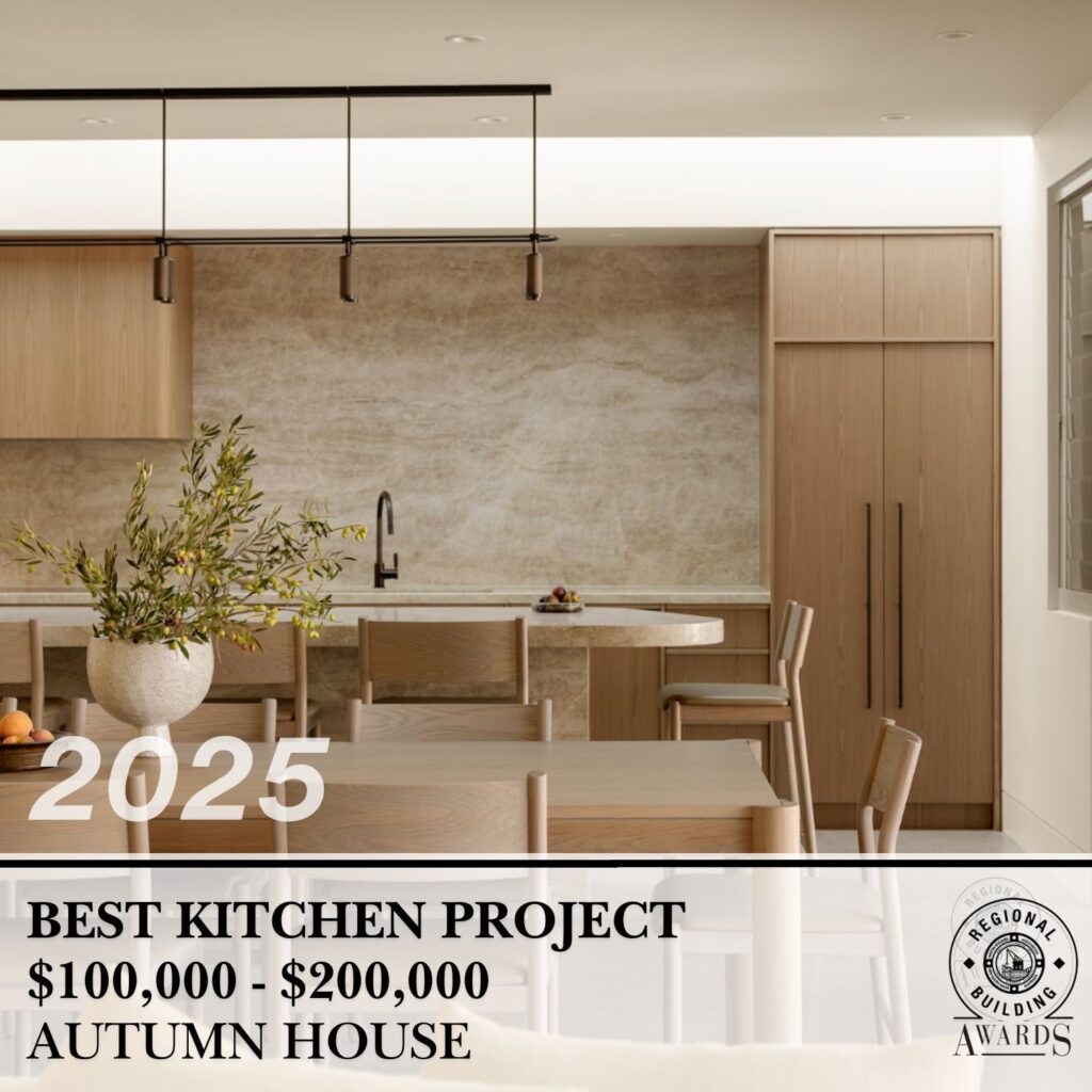 Custom kitchen design at Autumn House wins 2025 Best Kitchen Project