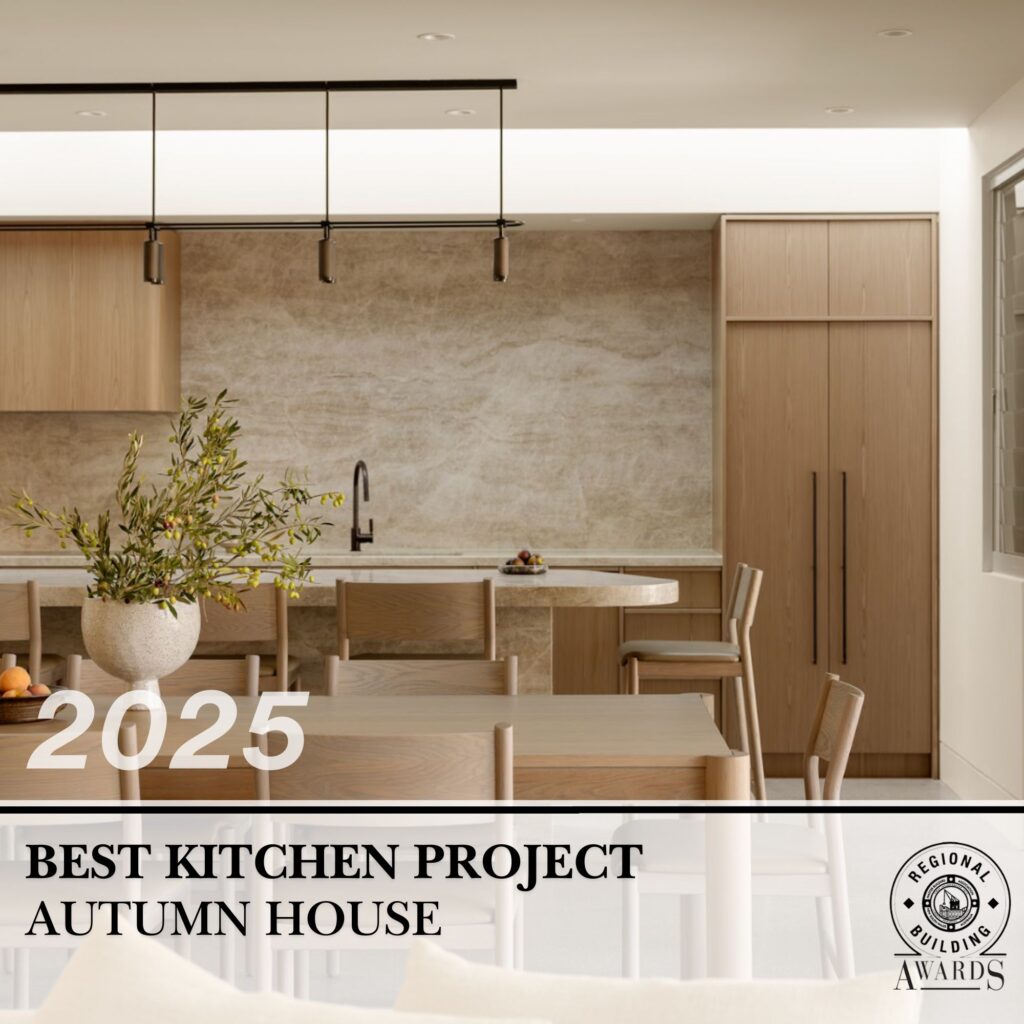 Custom kitchen design at Autumn House wins 2025 Best Kitchen Project