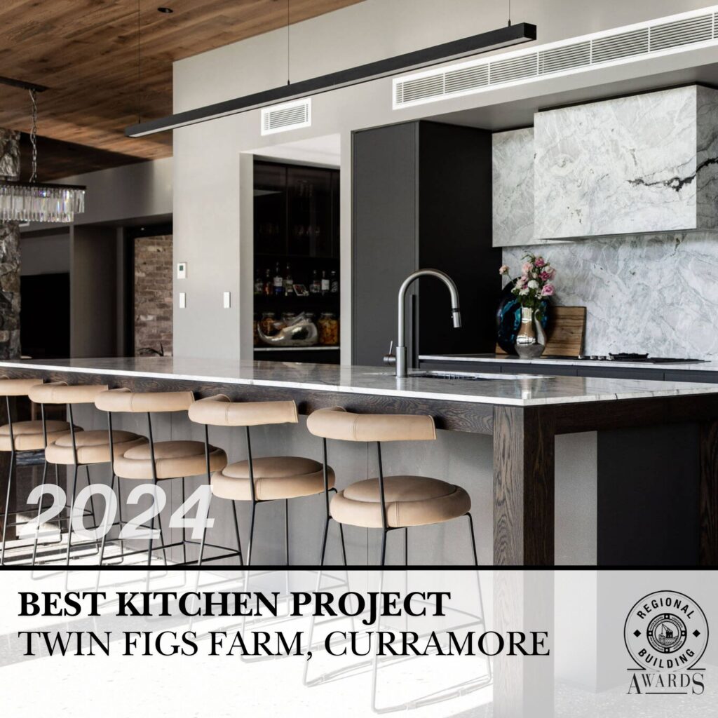 Luxury kitchen renovation at Twin Figs Farm in Curramore